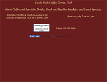 Tablet Screenshot of castlerockcoffee.com